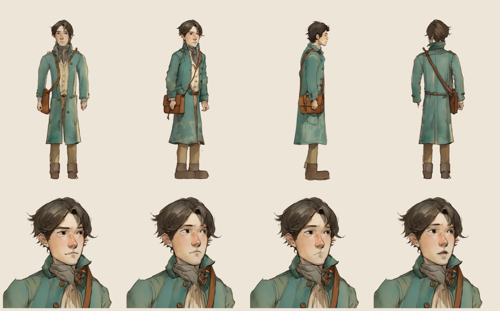 Character sheet of Theo